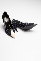 ESCARPINS À POIS - SAINT LAURENT