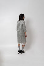 Veste argentée Marc Jacobs - seconde main pièce créateur - taille 34