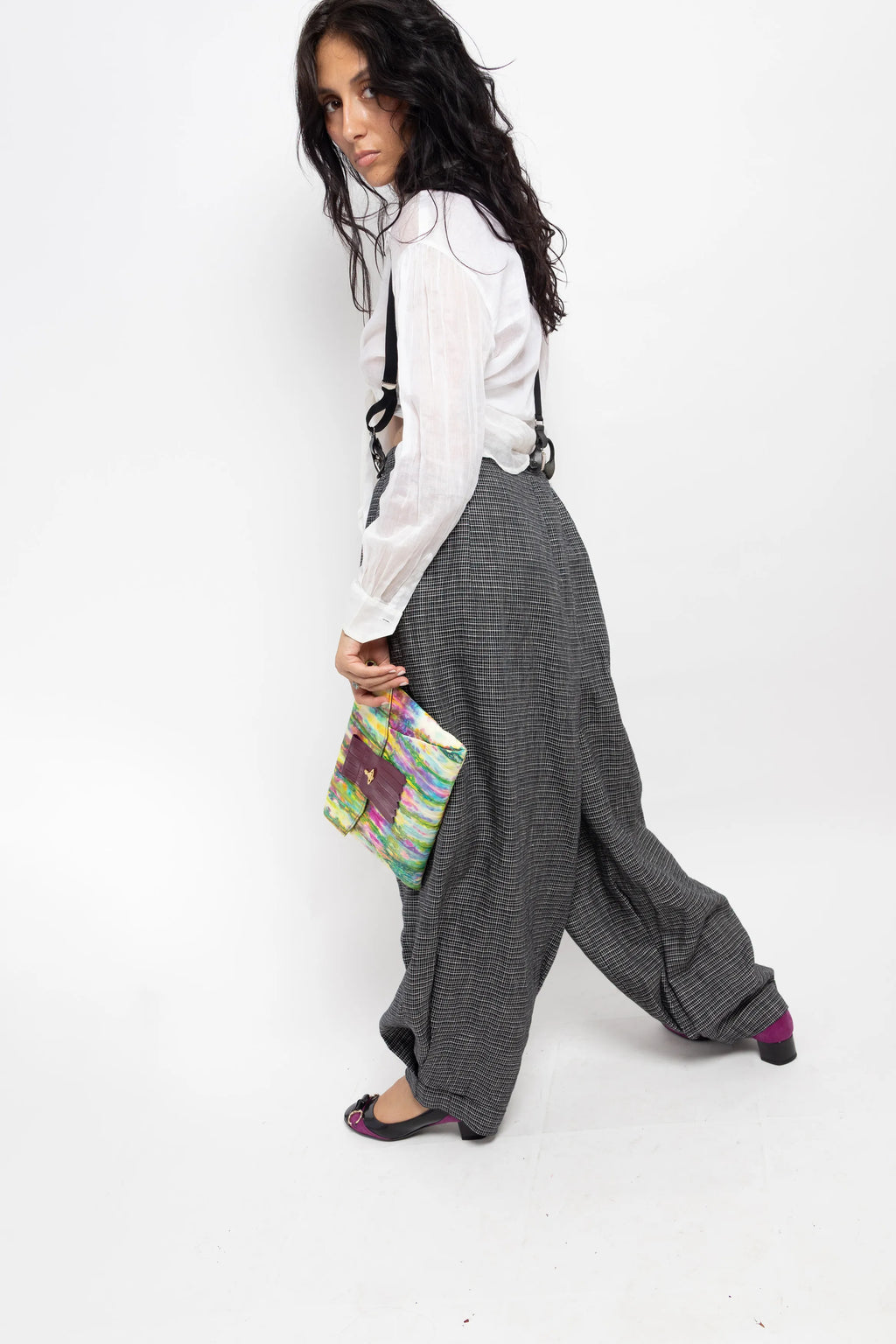 PANTALON BALLOON AVEC BRETELLES - CHANTAL THOMASS