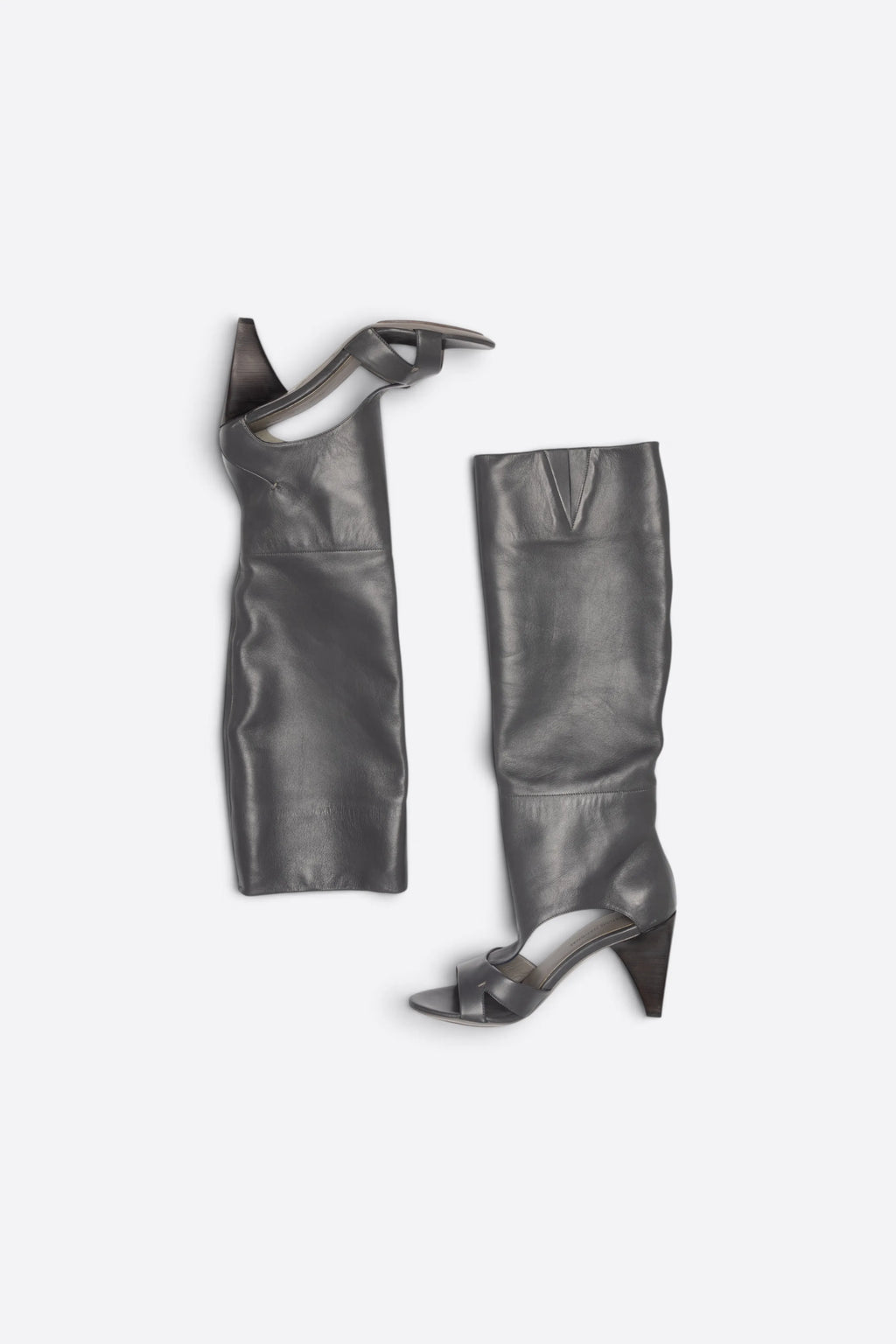 SANDALES EN CUIR HAUTES - COSTUME NATIONAL