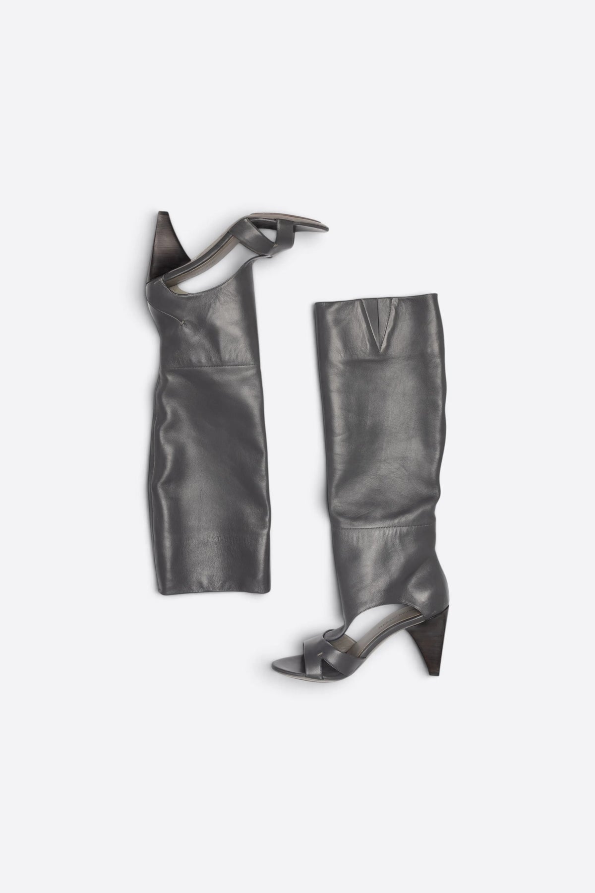 SANDALES EN CUIR HAUTES - COSTUME NATIONAL