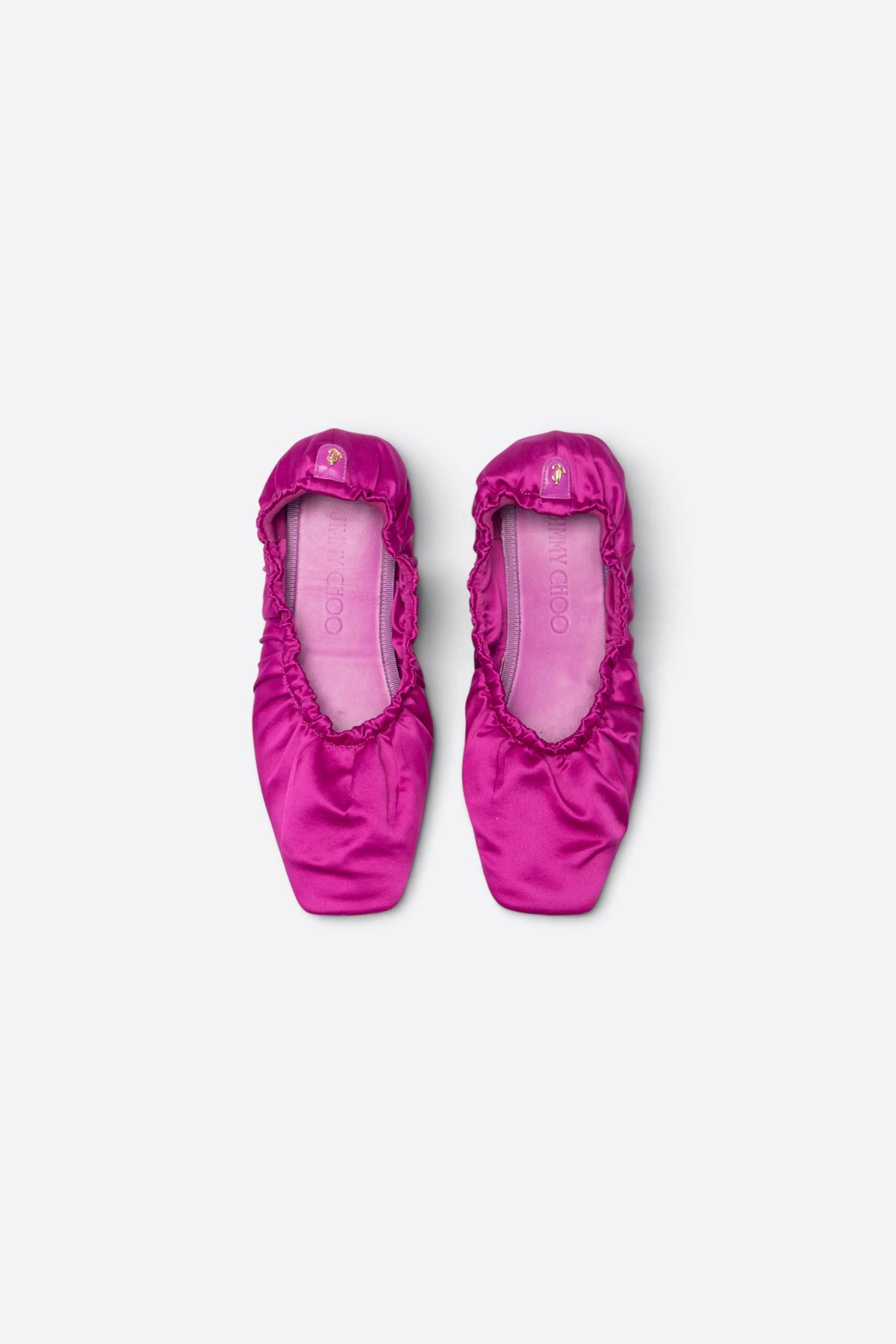 BALLERINES EN SATIN - JIMMY CHOO