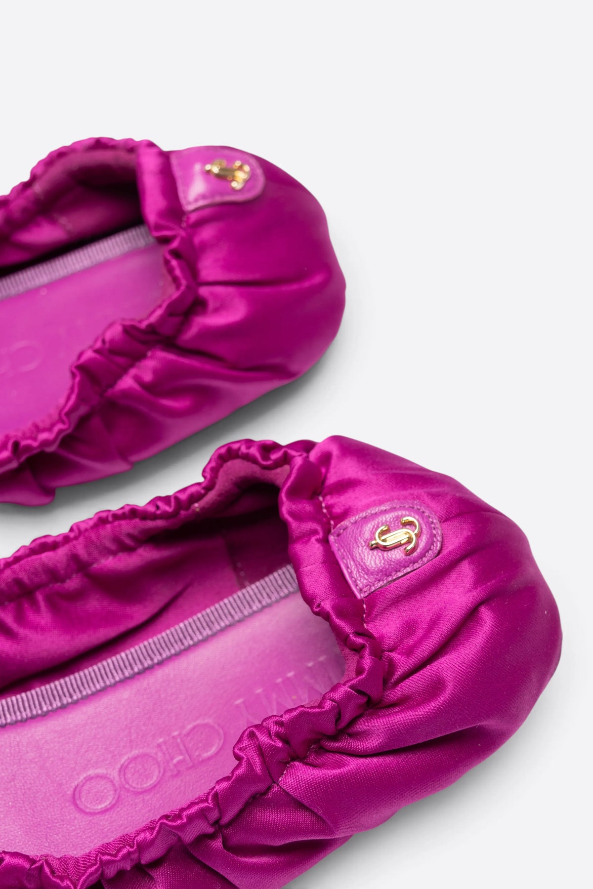BALLERINES EN SATIN - JIMMY CHOO