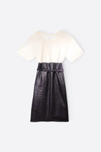 ROBE EN BI-MATIÈRE - MAISON MARGIELA