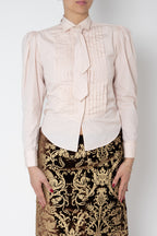 Jupe crayon velours Roberto Cavalli imprimé lion doré baroque seconde main - taille 38