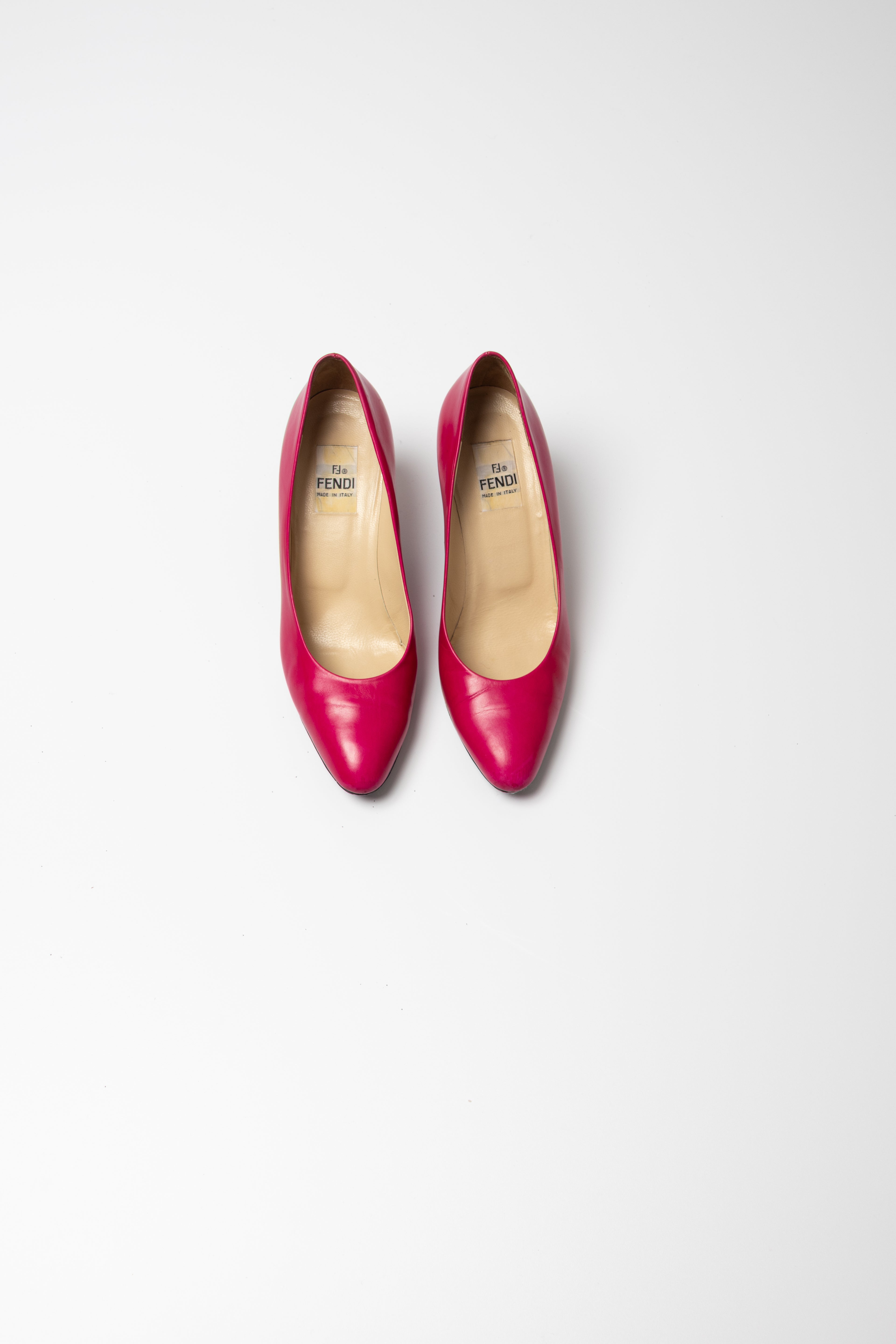 Escarpins fuschia Fendi - seconde main luxe - pointure 38