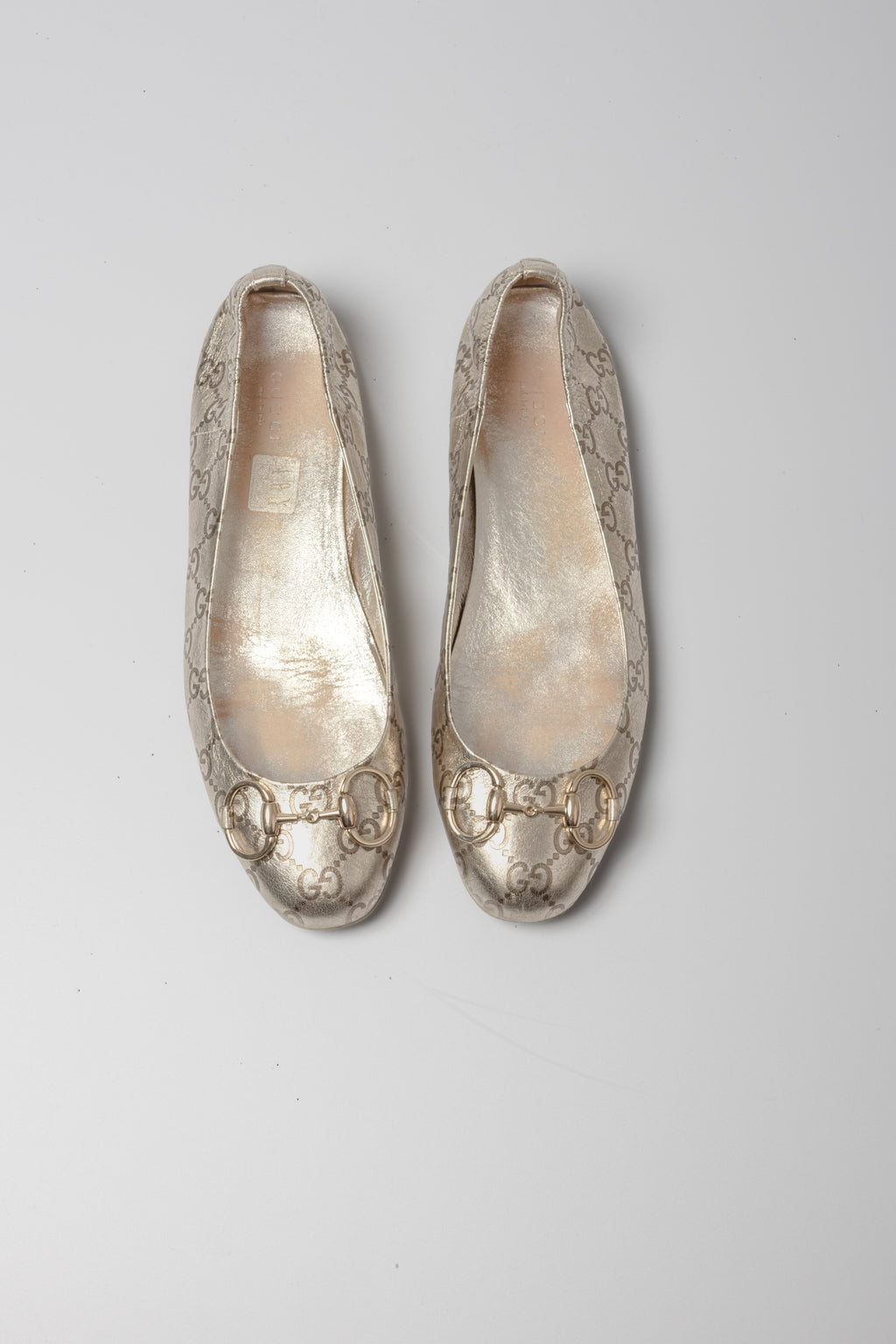 Ballerines Gucci dorées seconde main - pointure 41 FR