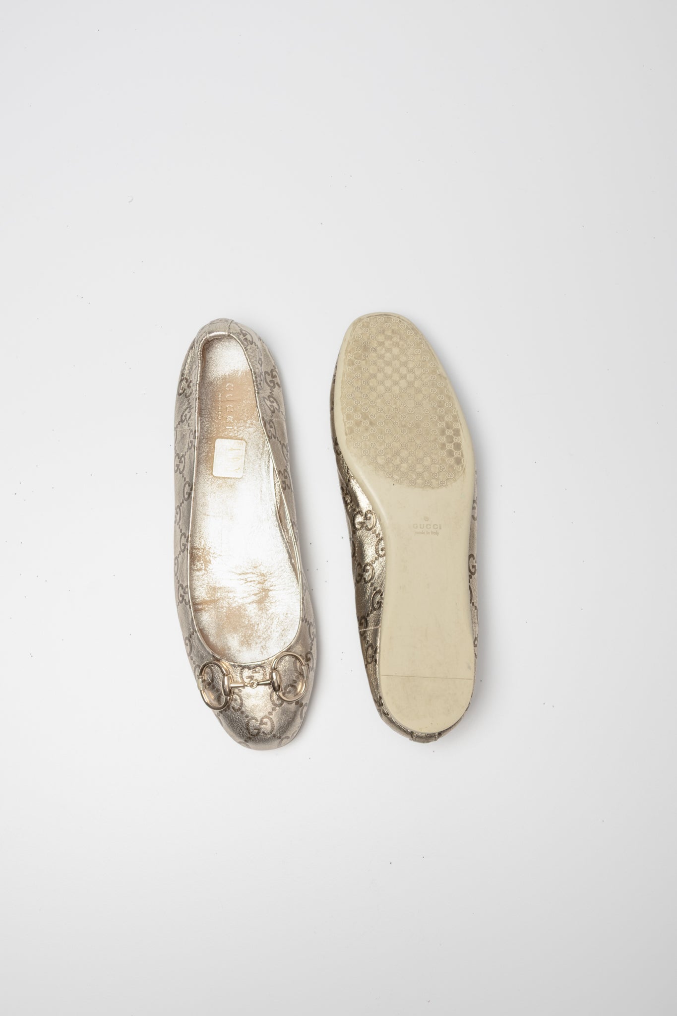Ballerines Gucci dorées seconde main - pointure 41 