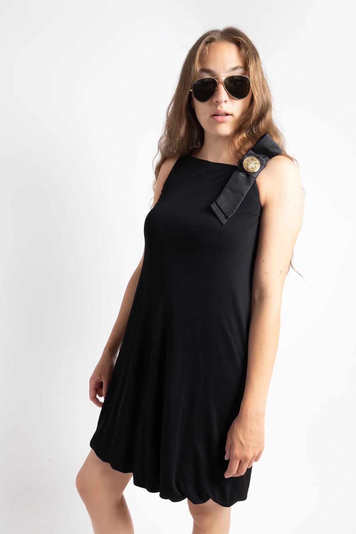 ROBE COURTE AVEC BROCHE - GUCCI