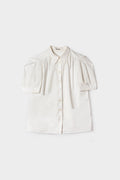 Chemise plissee structuree Miu Miu blanche seconde main - taille unique