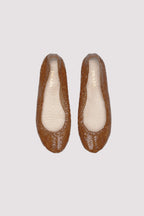Ballerines cuir tresse Prada seconde main - luxe occasion
