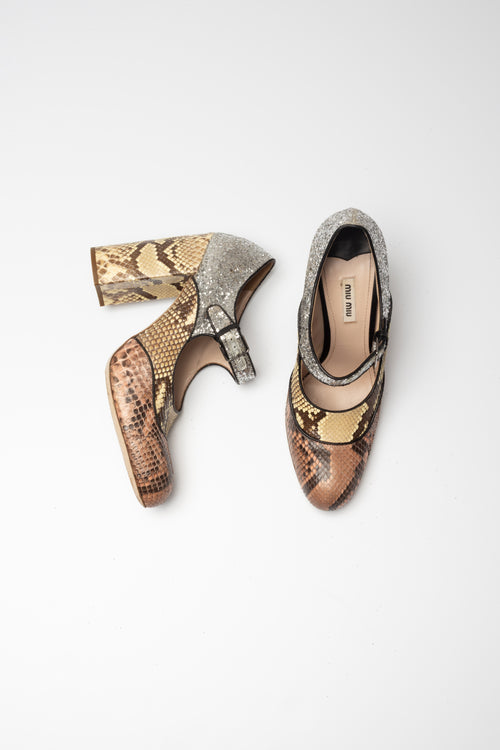 Babies talon bloc Miu Miu seconde main - createur occasion