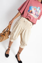 PANTACOURT EN LAINE ET CACHEMIRE - TSUMORI CHISATO