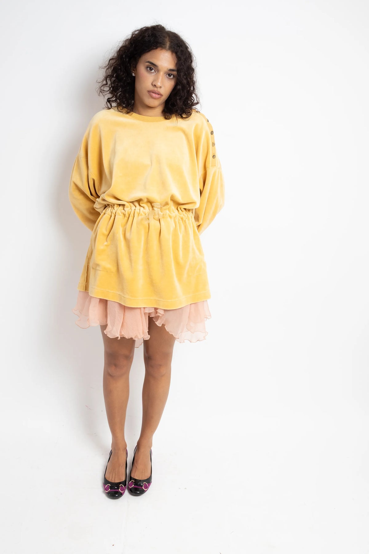 TUNIQUE EN VELOURS - SONIA RYKIEL