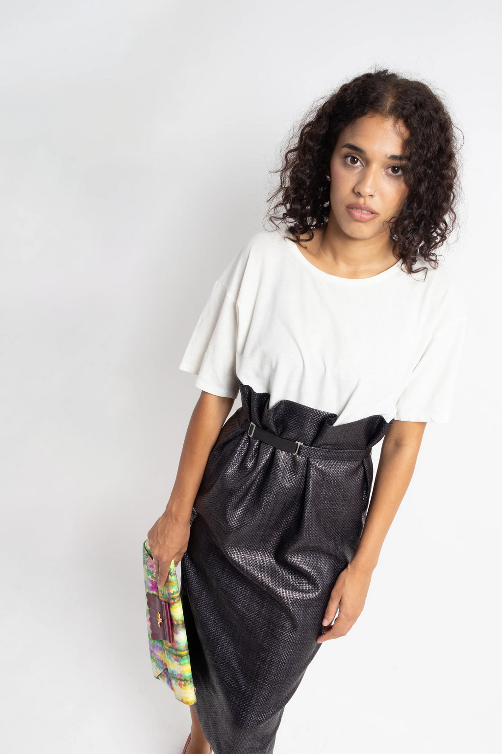 ROBE EN BI-MATIÈRE - MAISON MARGIELA