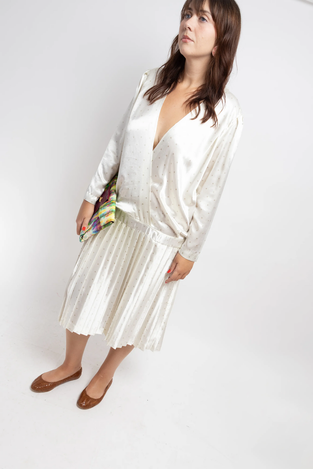ROBE EN SATIN - PIERRE CARDIN