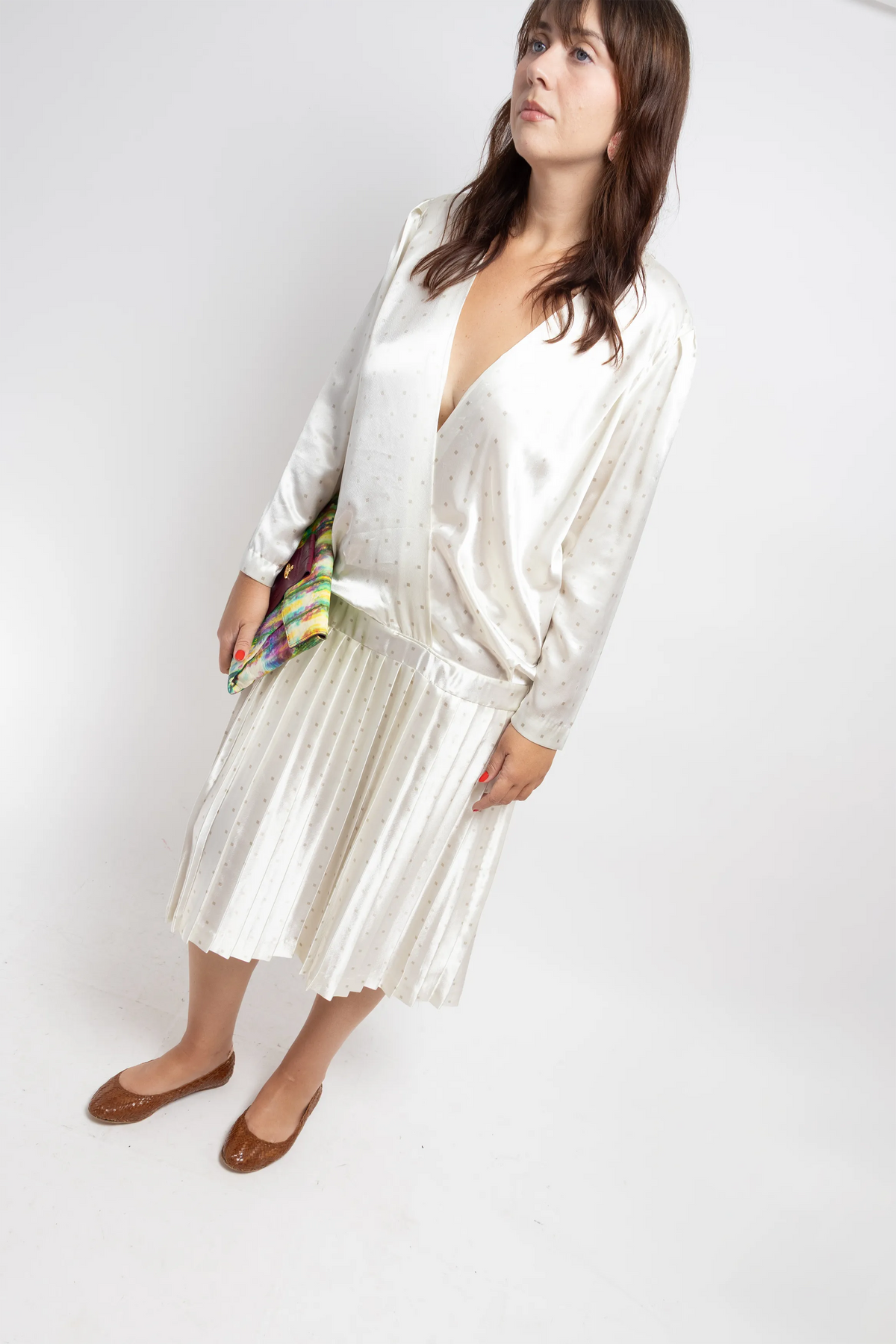 ROBE EN SATIN - PIERRE CARDIN