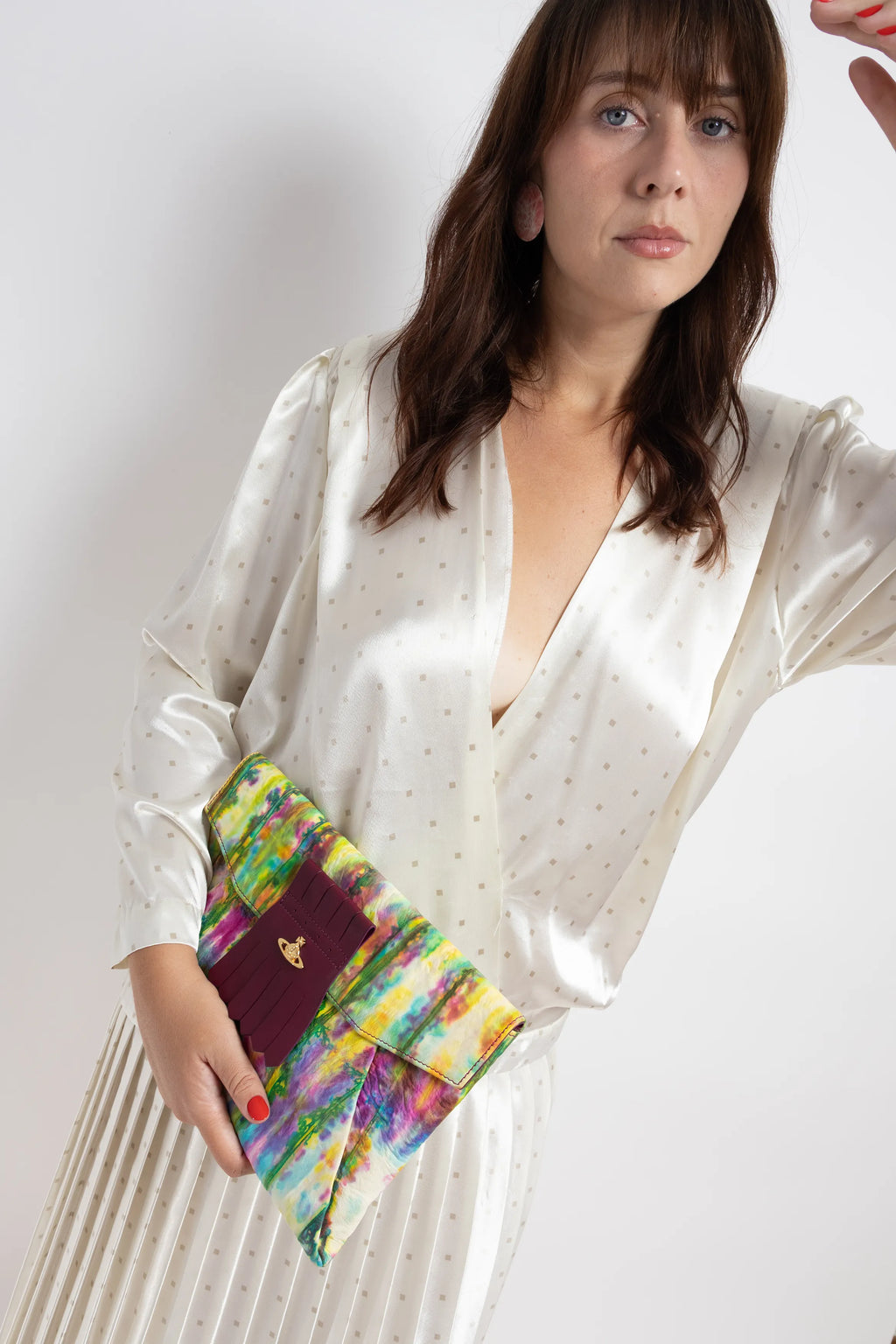 ROBE EN SATIN - PIERRE CARDIN