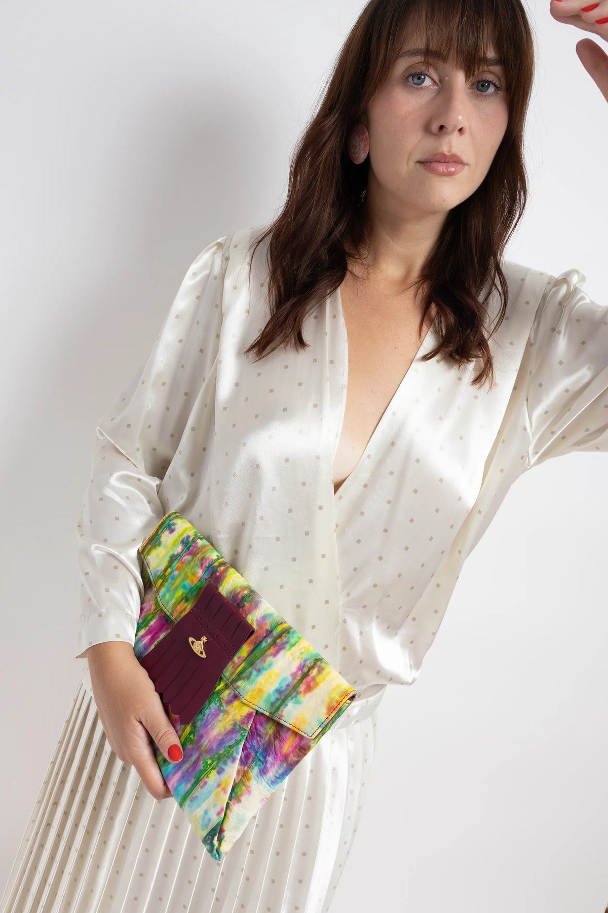 ROBE EN SATIN - PIERRE CARDIN