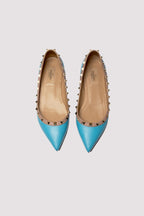 Ballerines Rockstud Valentino Garavani seconde main - luxe occasion