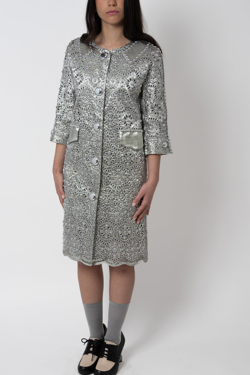 Veste argentée Marc Jacobs - seconde main luxe vintage