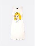 ROBE IMPRIMÉ TEXTURÉ "BLONDIE" - VINTAGE