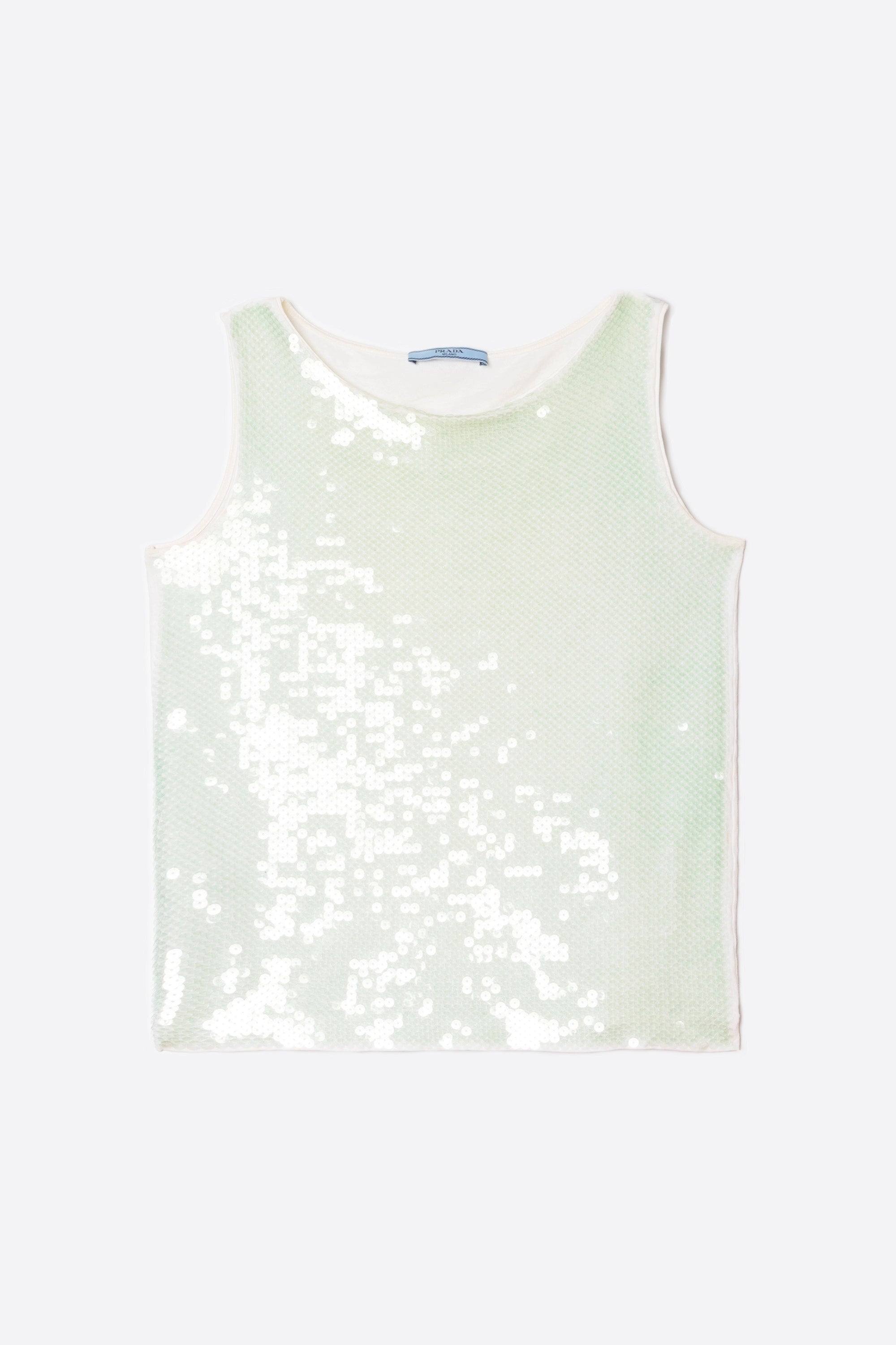 DÉBARDEUR EN JERSEY À SEQUINS - PRADA