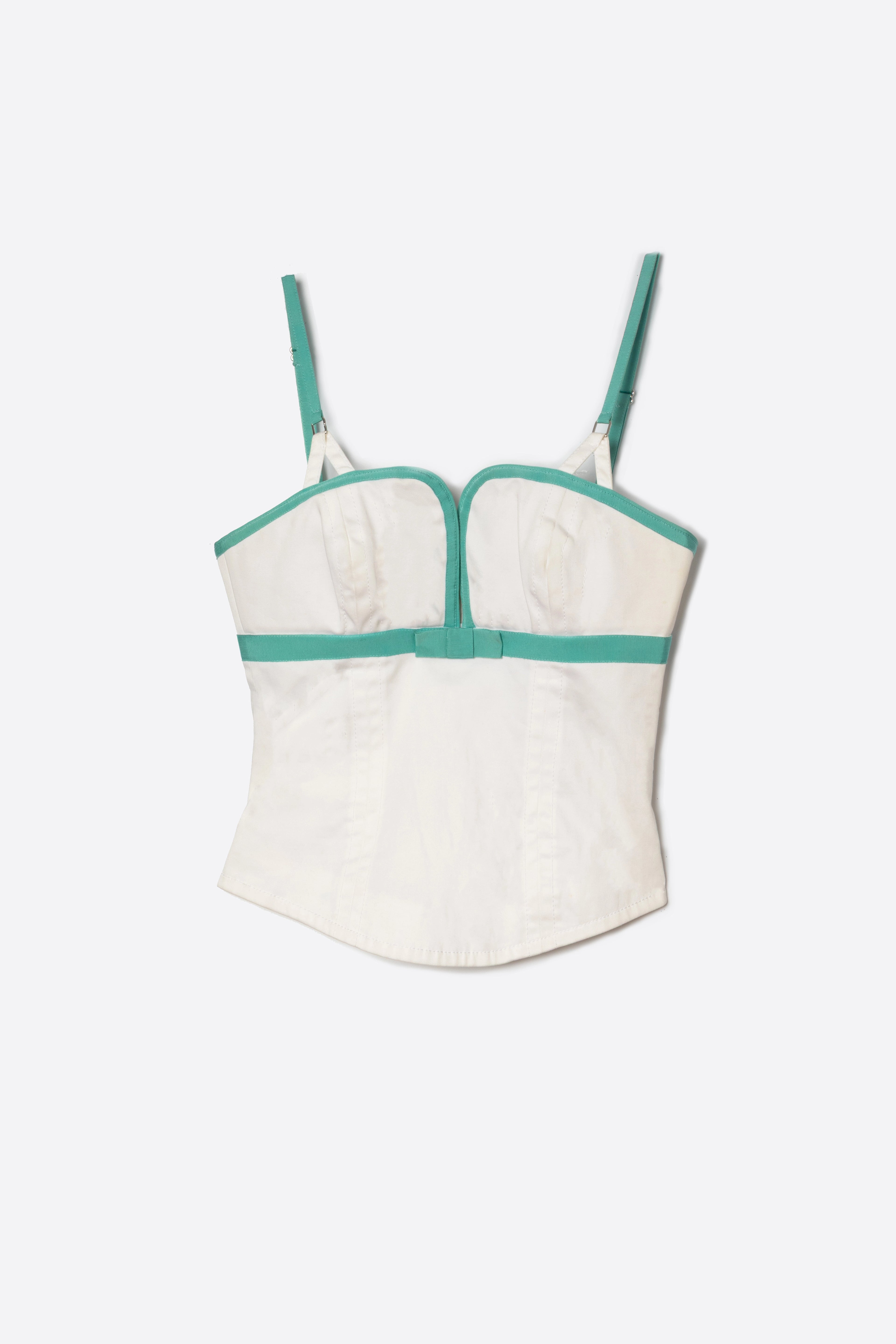 Top bustier coton Dsquared2 seconde main - createur occasion