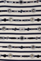TOP EN MAILLE AVEC CABOCHONS - MARC JACOBS