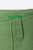 PANTACOURT EN LIN - UNITED COLORS OF BENETTON
