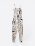 Combinaison pantalon en soie - Balmain