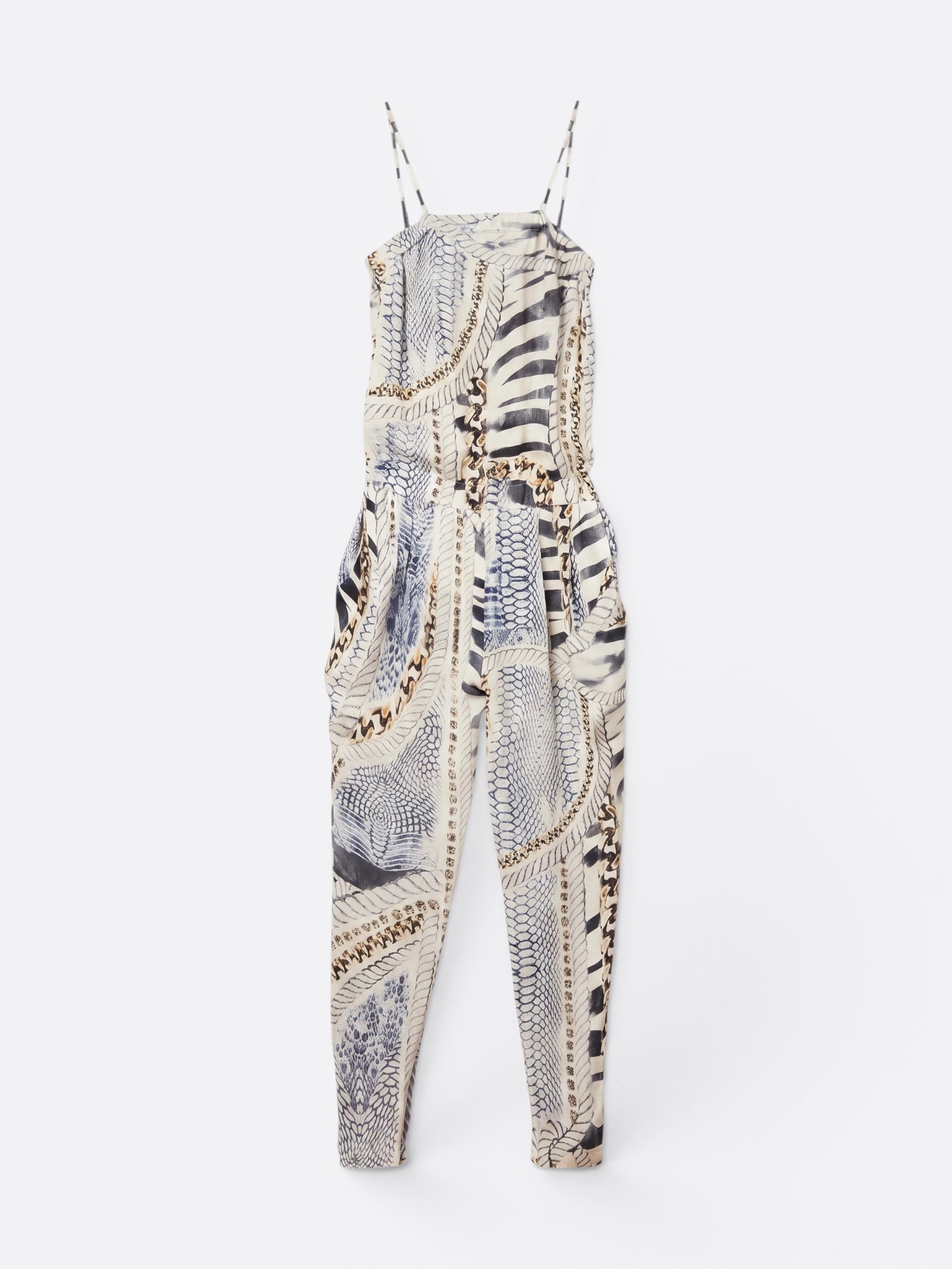 Combinaison pantalon en soie - Balmain