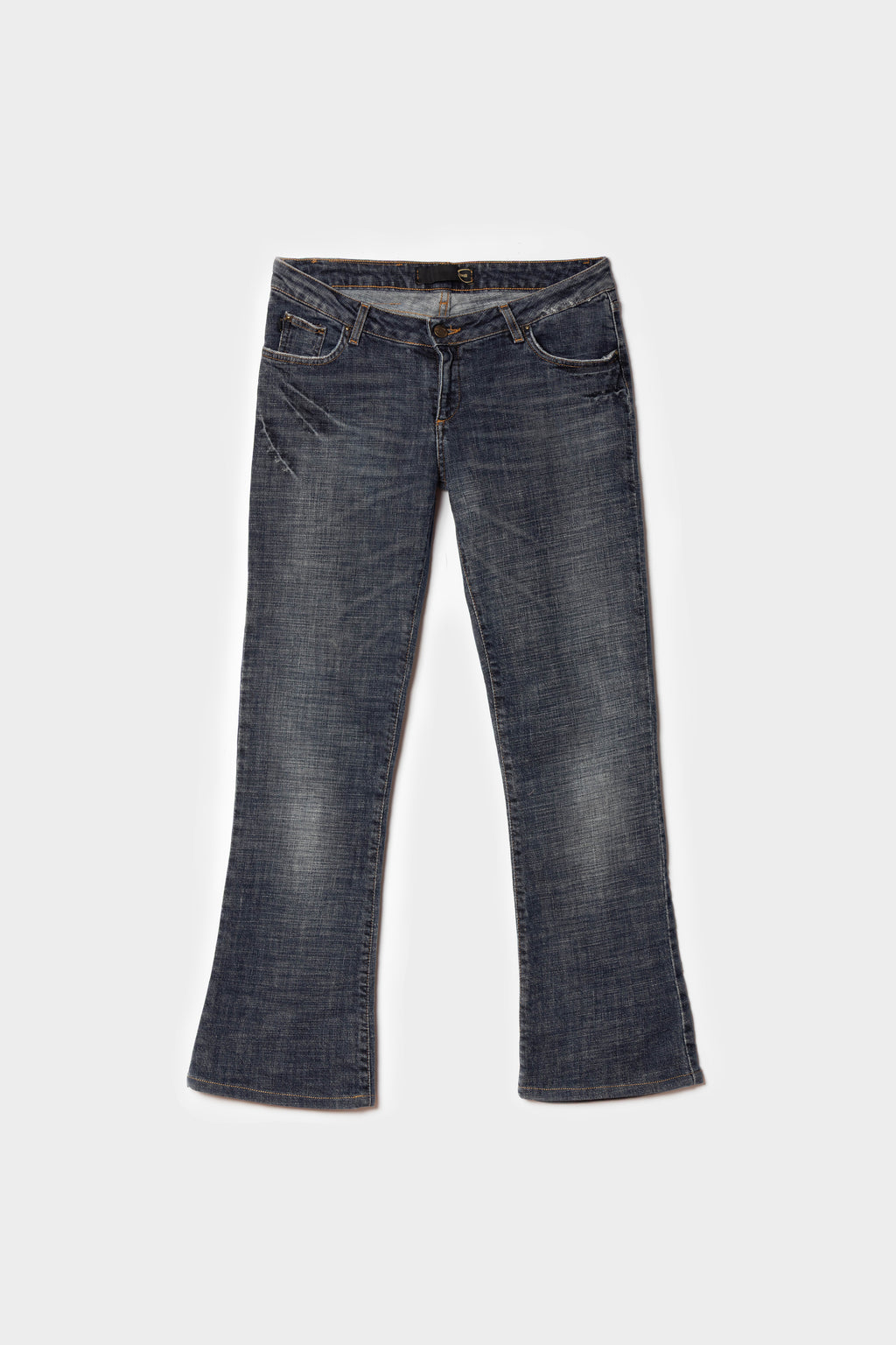 Jean Bootcut Indigo Robert Cavalli - seconde main vintage de créateurs - taille 38