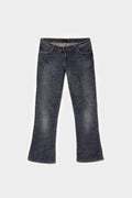 Jean Bootcut Indigo Robert Cavalli - seconde main vintage de créateurs - taille 38
