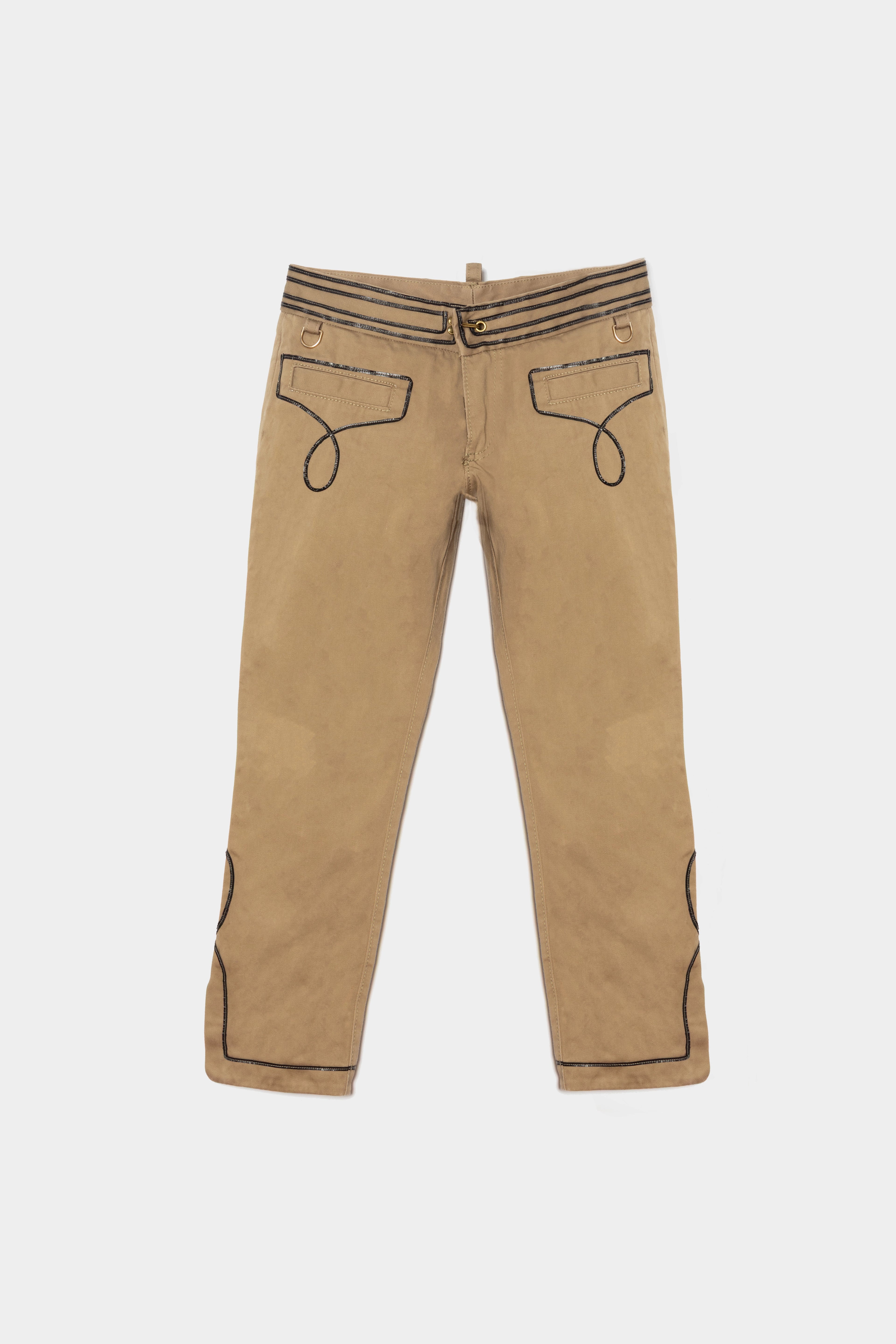 Pantalon 7-8 coton Dsquared2 seconde main - createur occasion