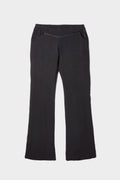 Pantalon en soie bootcut taille basse Chine Belgian design