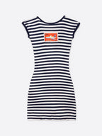 Robe en Jersey à rayures - Bluemarine