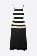 ROBE À FRANGES ET RAYURES - GAI MATTIOLO