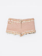 Short à rayures & tweed - Chanel
