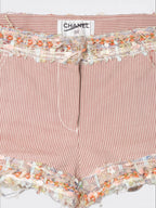 Short à rayures & tweed - Chanel