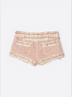 Short à rayures & tweed - Chanel