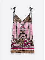 Tunique en soie et jersey - Alberta ferretti