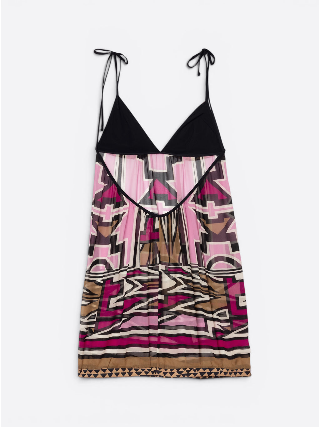 Tunique en soie et jersey - Alberta ferretti
