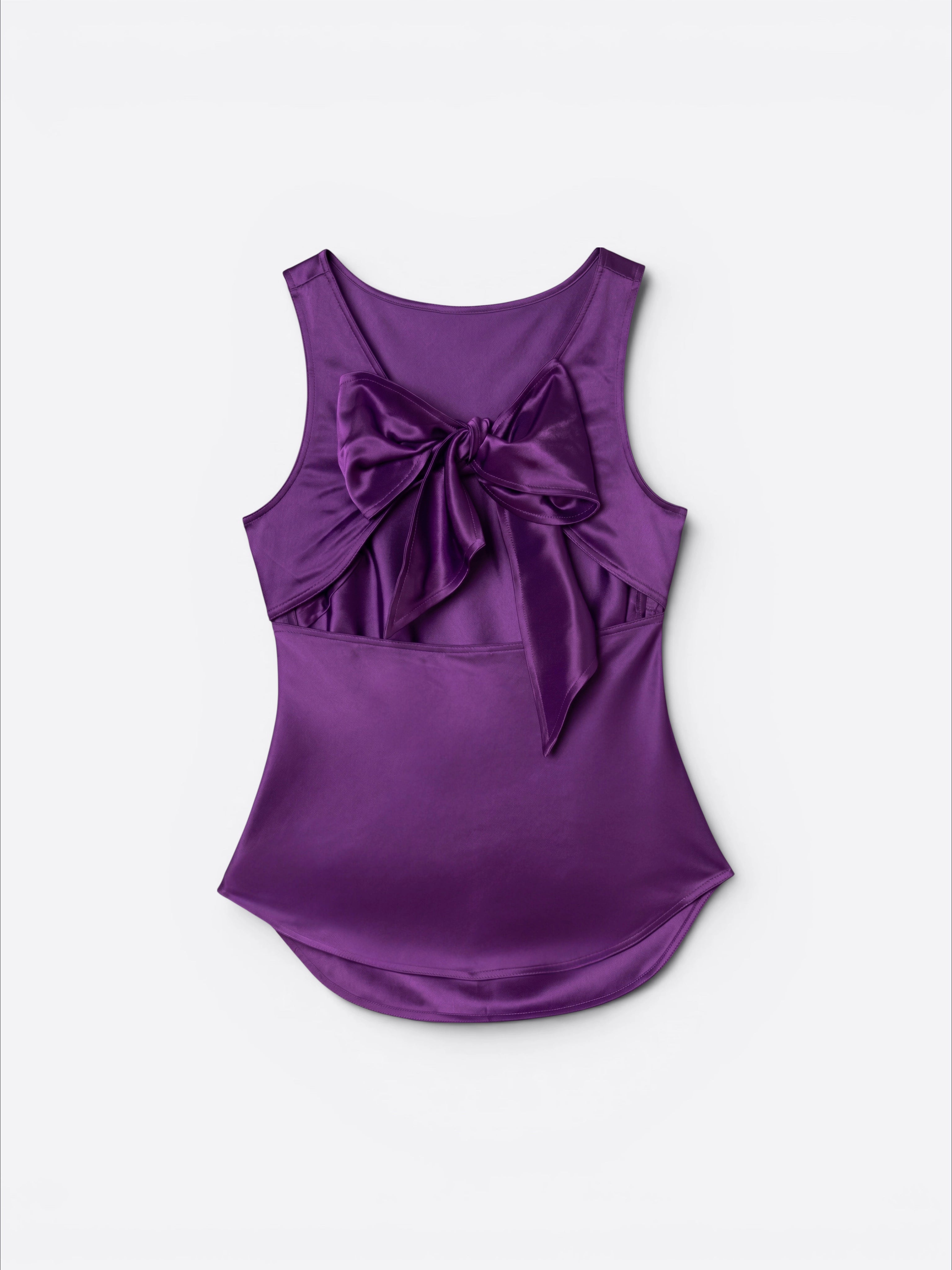 Top en Satin avec Noeud - Ralph Lauren
