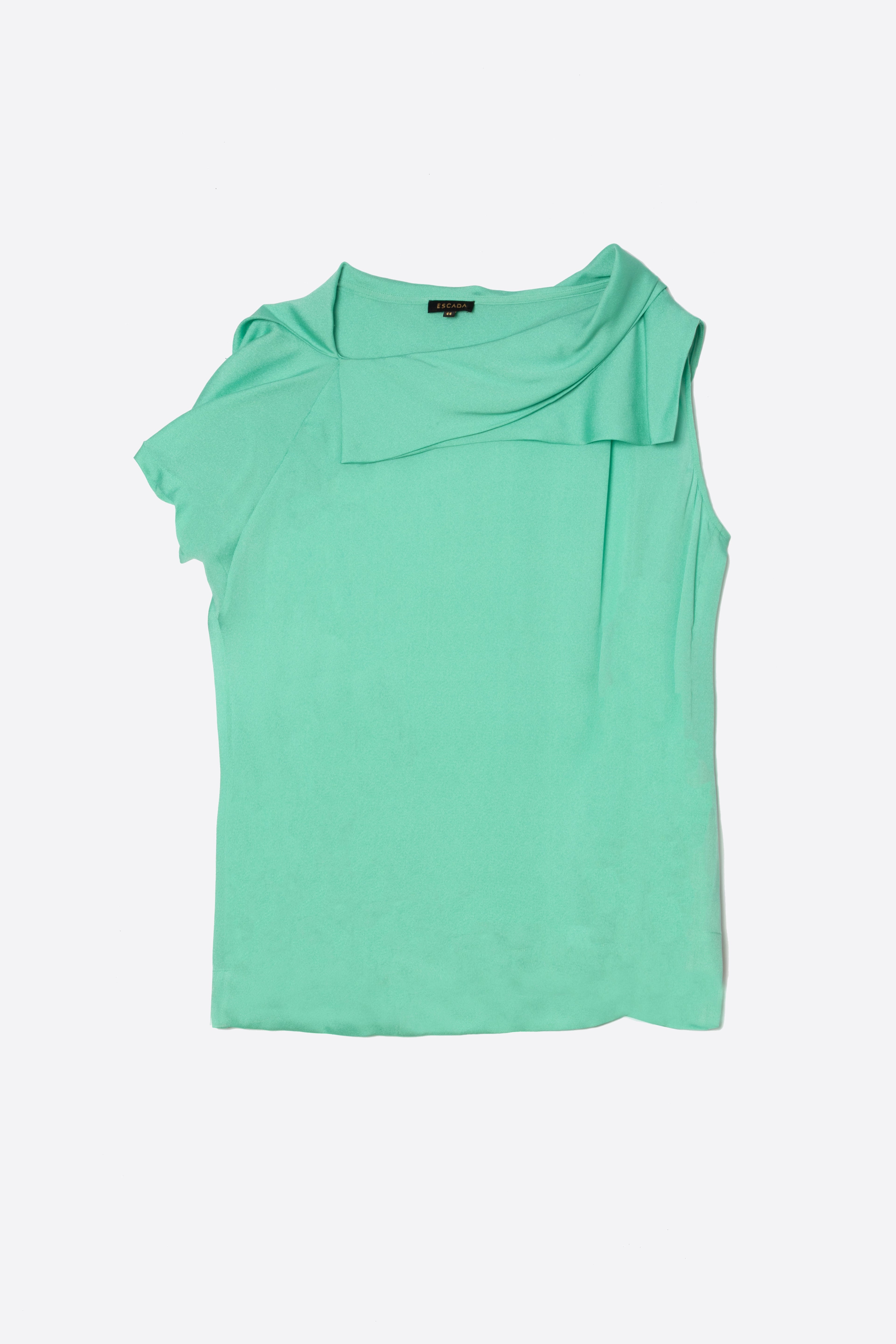Top satin soie Escada seconde main - luxe occasion