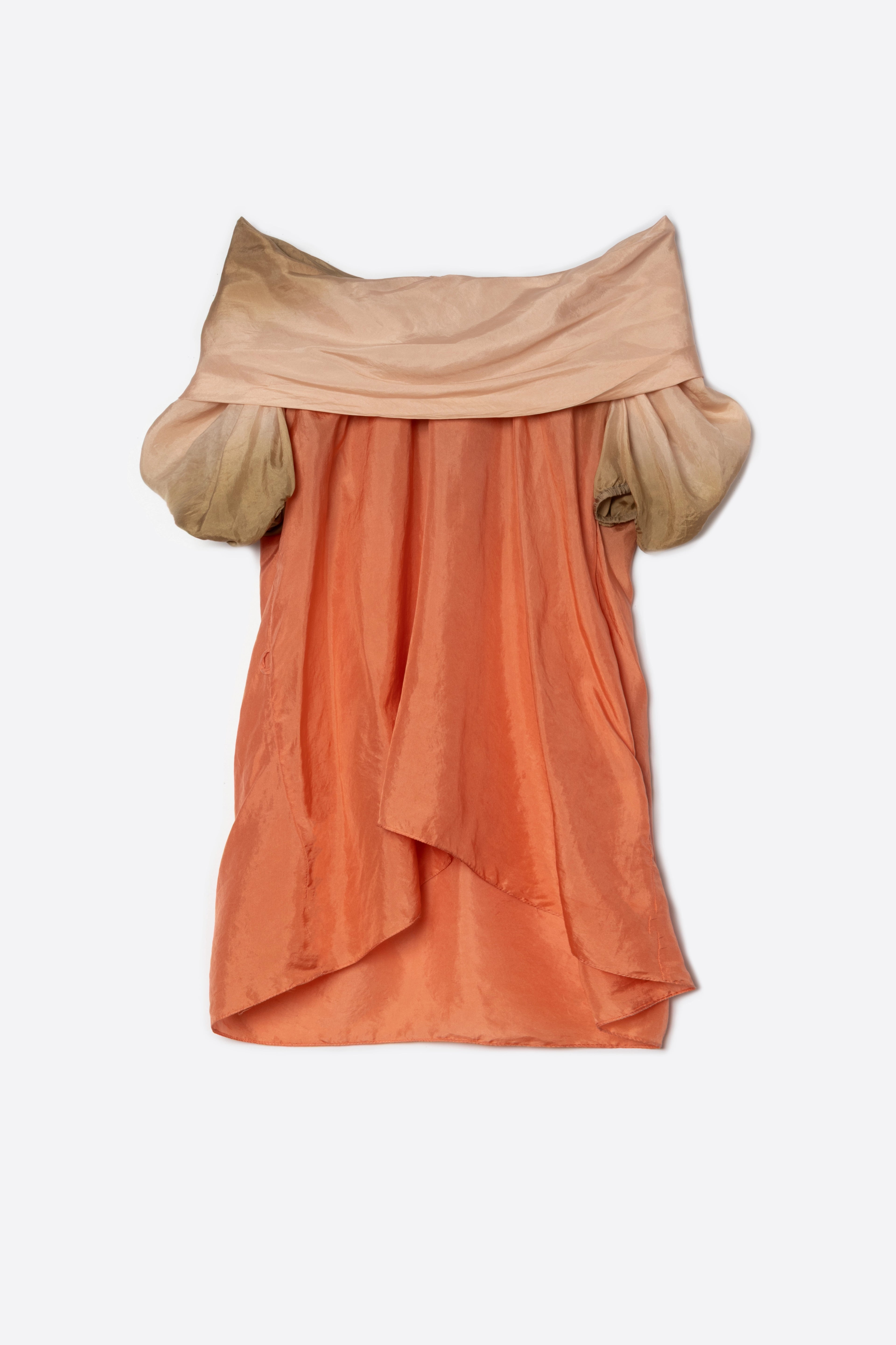 Top soie degradee Malou Sander seconde main - createur occasion