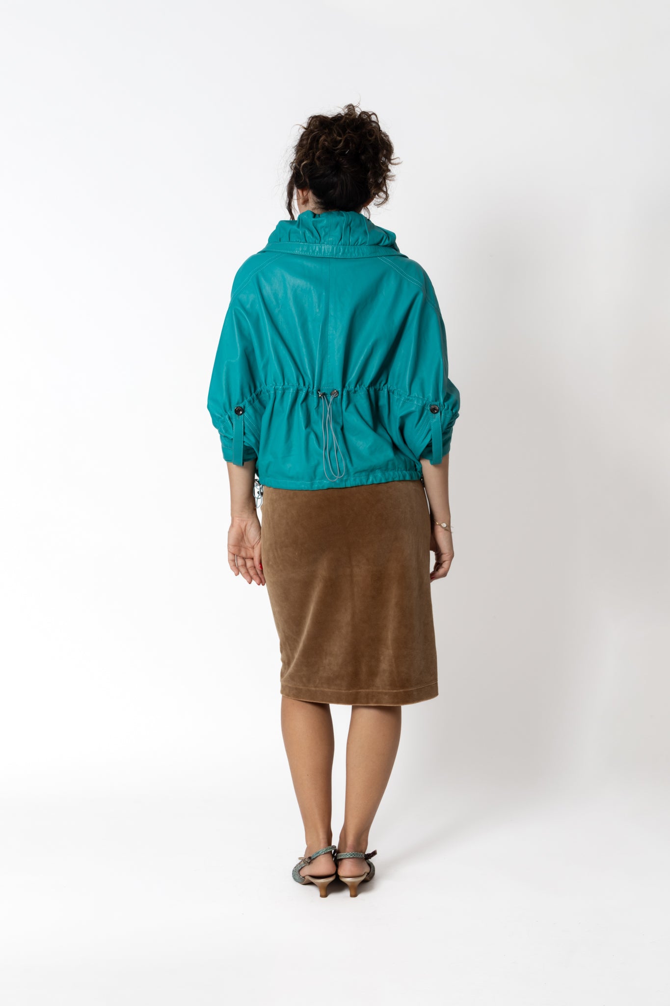 Veste en Cuir Chauve-Souris – Vintage