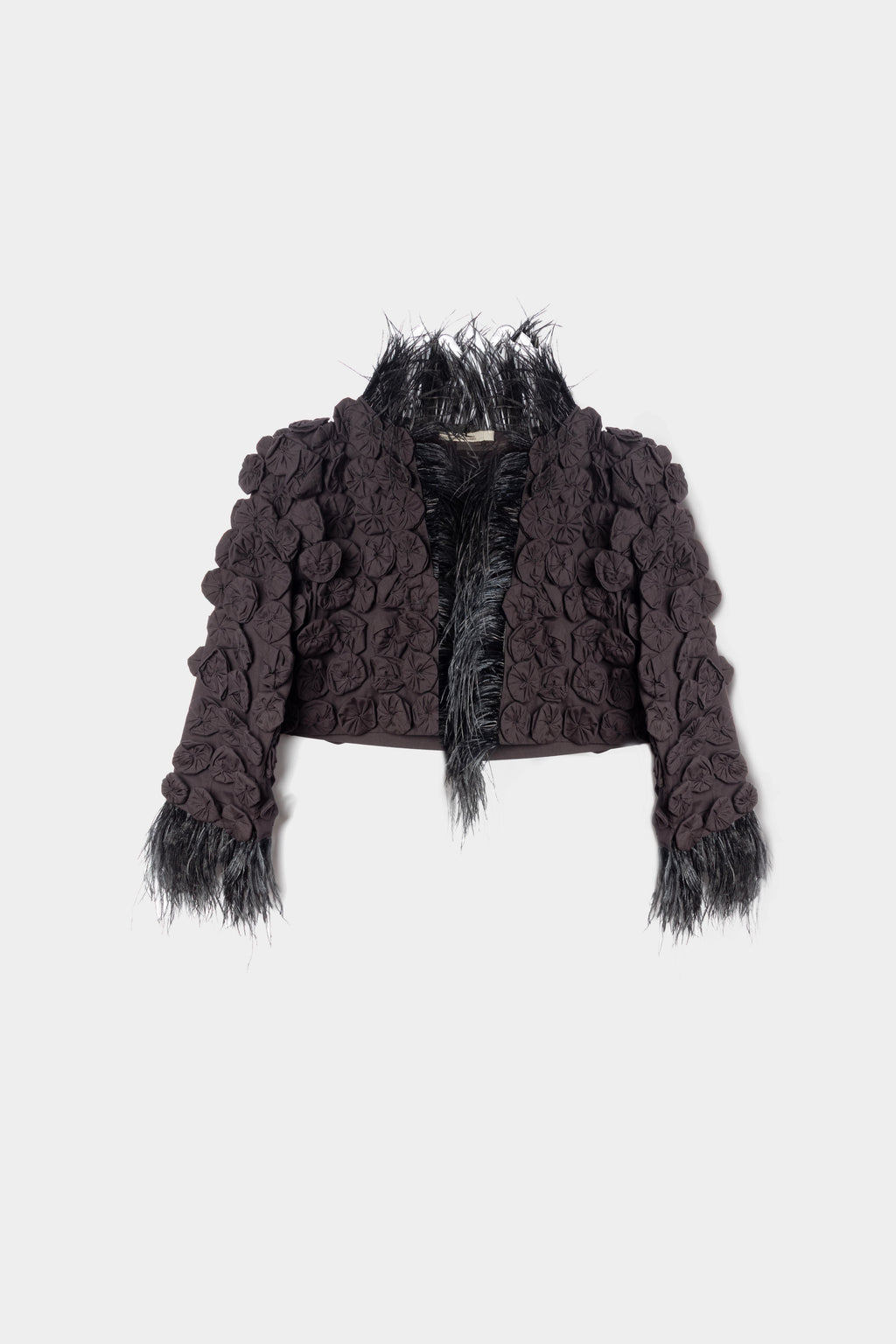 Bolero plumes Victorio Lucchino seconde main - createur espagnol occasion