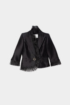 Veste satin organza Gai Mattiolo seconde main - createur italien occasion